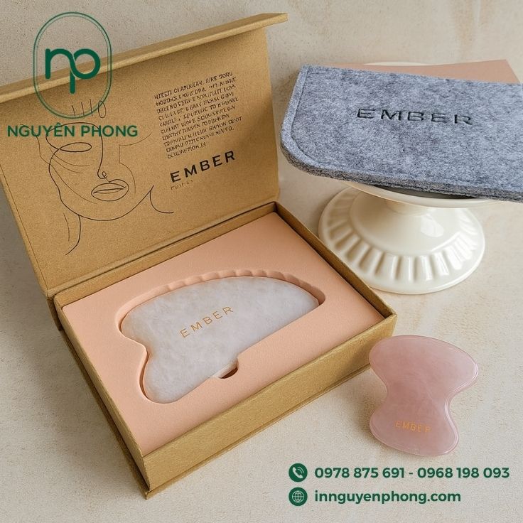 In hộp đựng dụng cụ đánh cảm chất kraft 